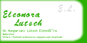 eleonora lutsch business card